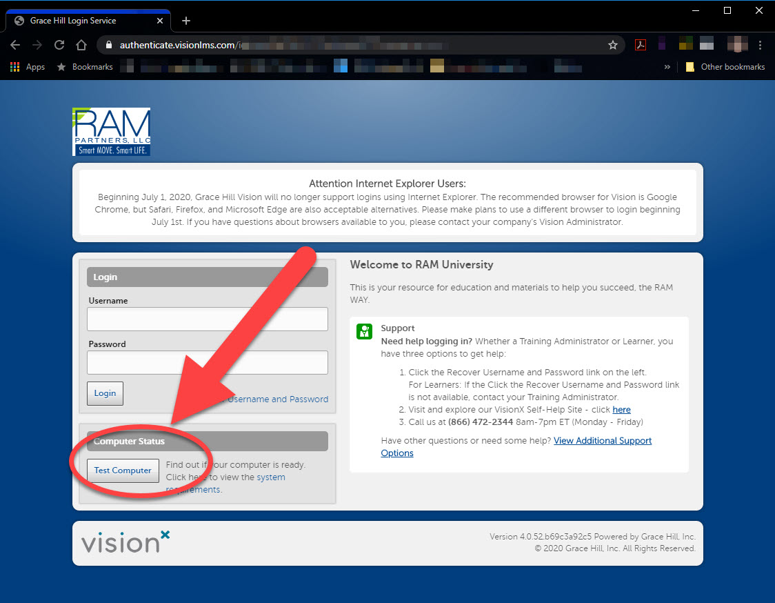 HOW TO: Fix Settings in Chrome to Allow You to Use GraceHill/RAM University  – RAM Partners, LLC